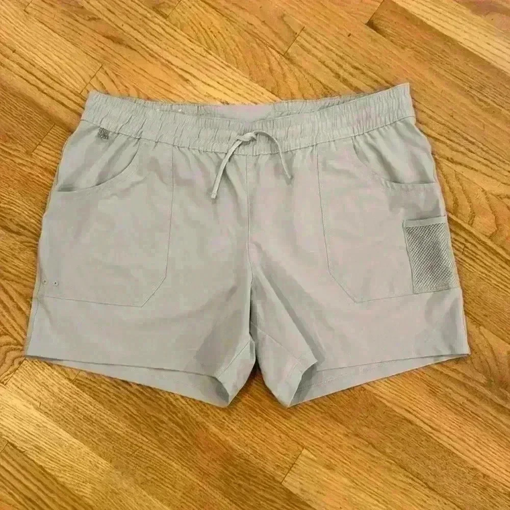 Columbia Women’s Gray Performance Fishing Gear Shorts Size: XL